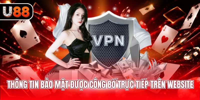 Thông tin bảo mật được công bố trực tiếp trên website
